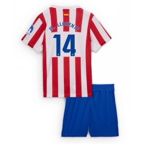 Atletico Madrid Marcos Llorente #14 Dětské Domácí dres komplet 2025-26 Krátký Rukáv (+ trenýrky)